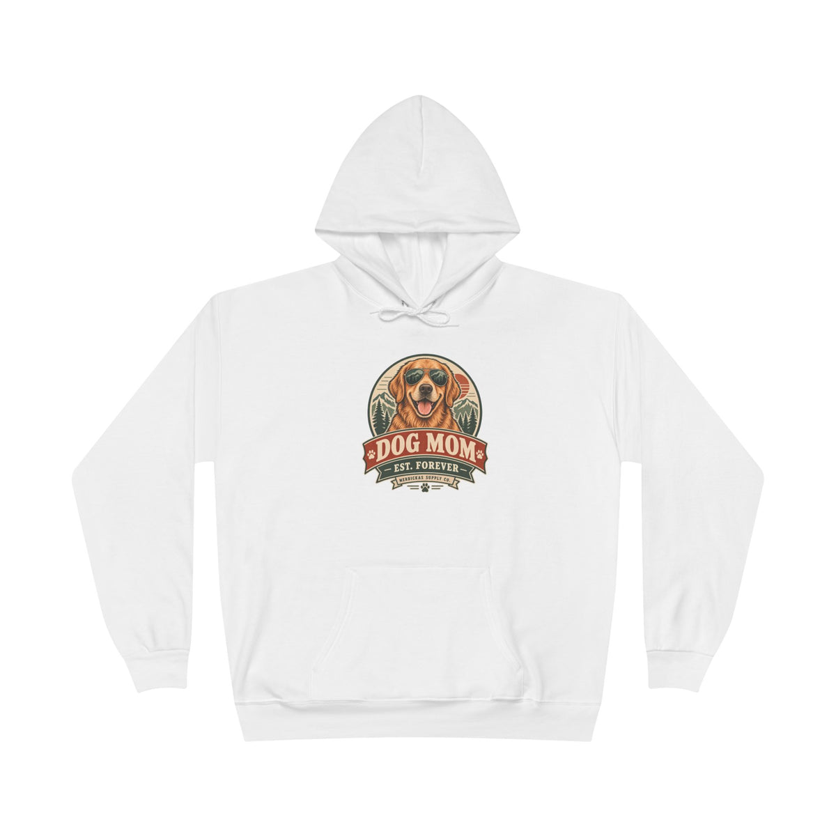Dog Mom Est. Forever Heavyweight Hoodie
