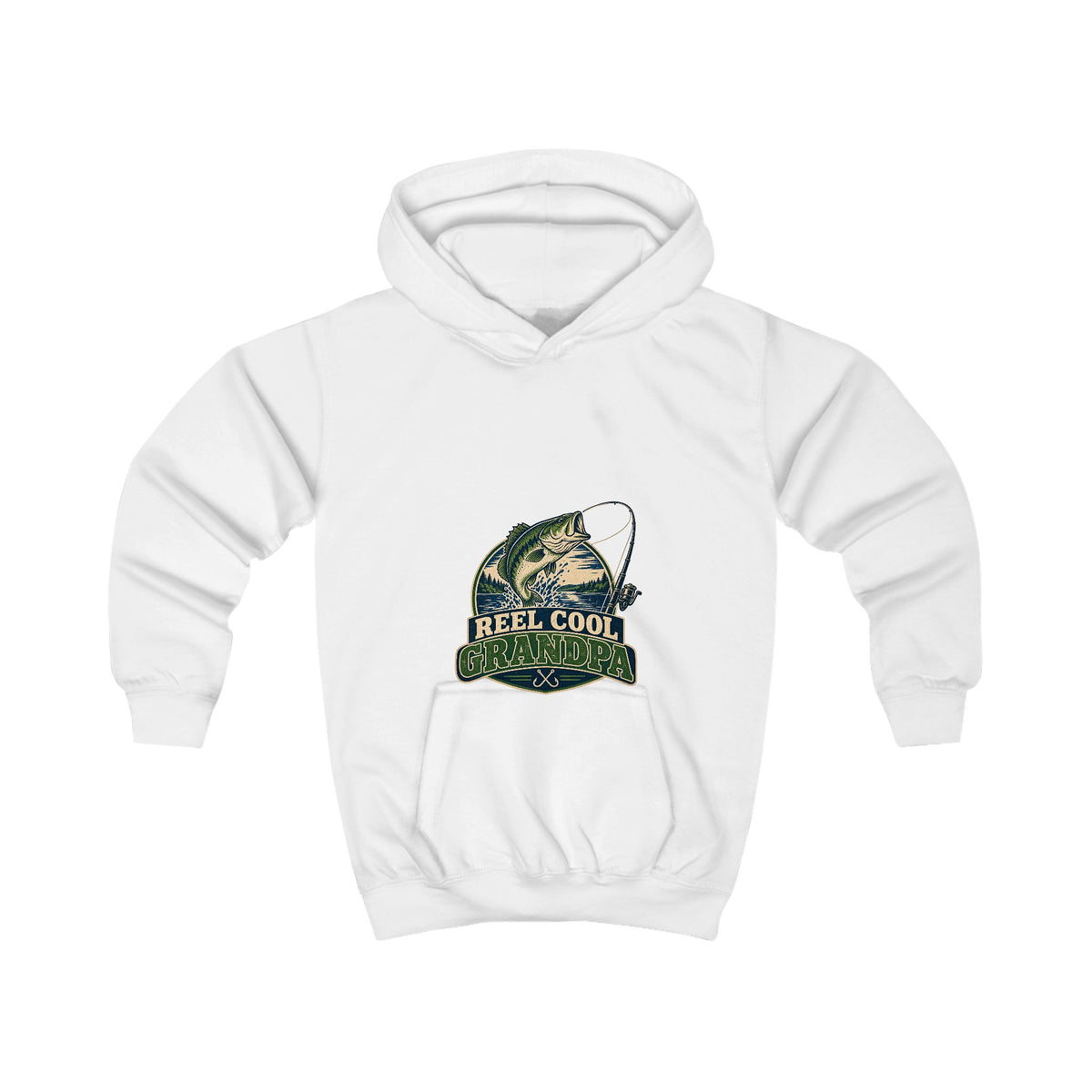 Reel Cool Grandpa Kids' Hoodie