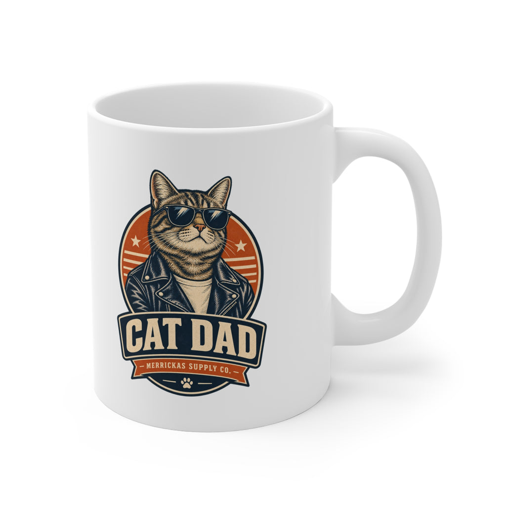 Cat Dad Coffee Mug 11oz