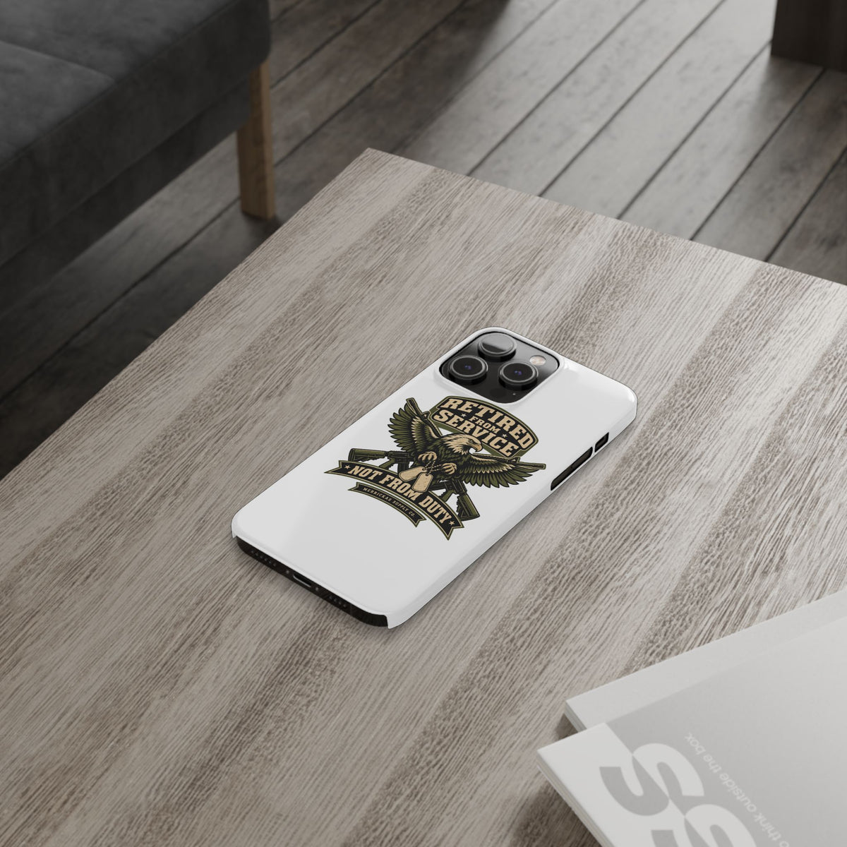 Retired From Service Not From Duty Phone Case