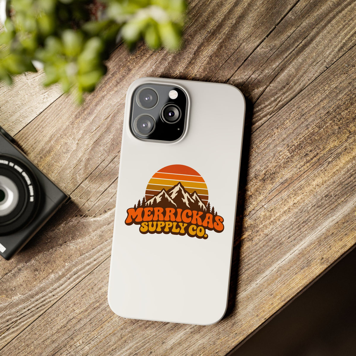 Merrickas Retro Sunset Mountain Phone Case