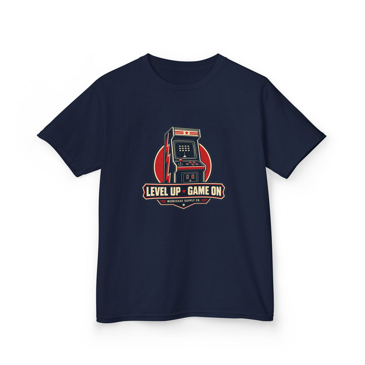 Level Up Game On Kids Tee