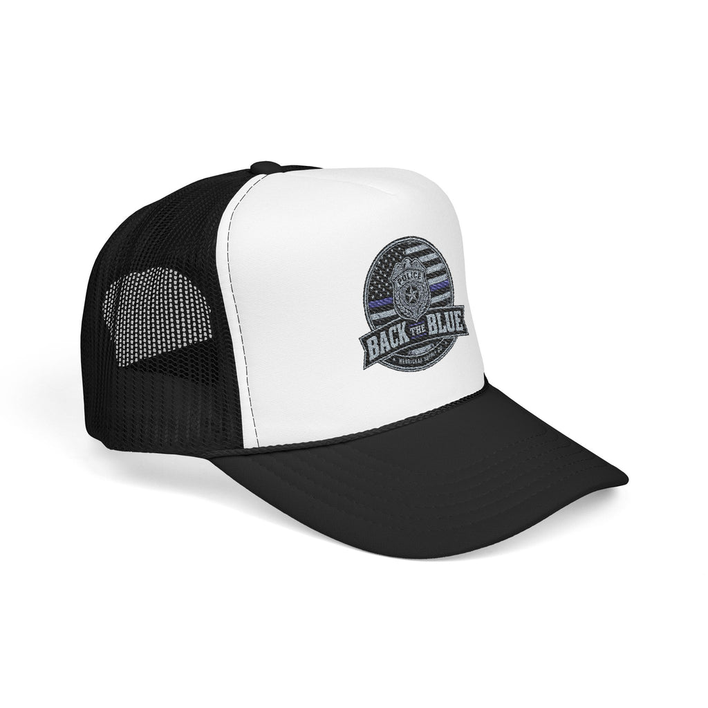 Back The Blue Foam Trucker Hat
