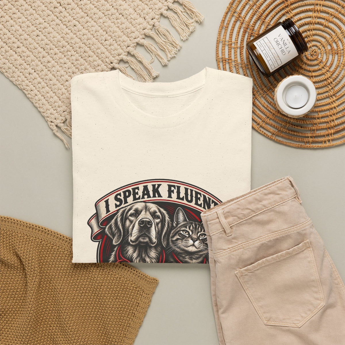 I Speak Fluent Bark And Meow Classic Tee