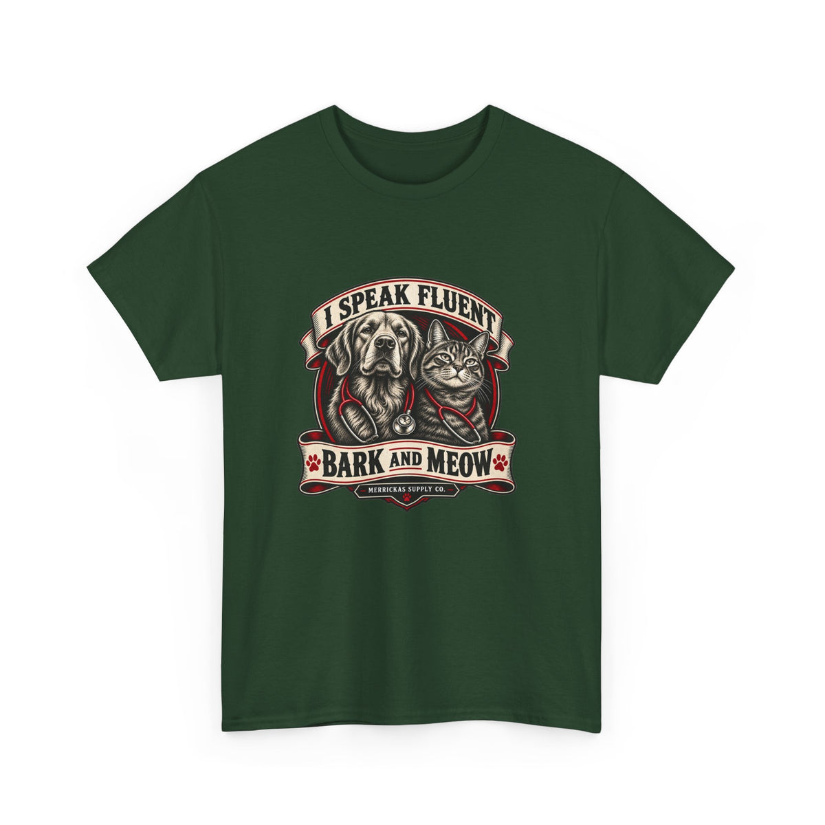 I Speak Fluent Bark And Meow Classic Tee