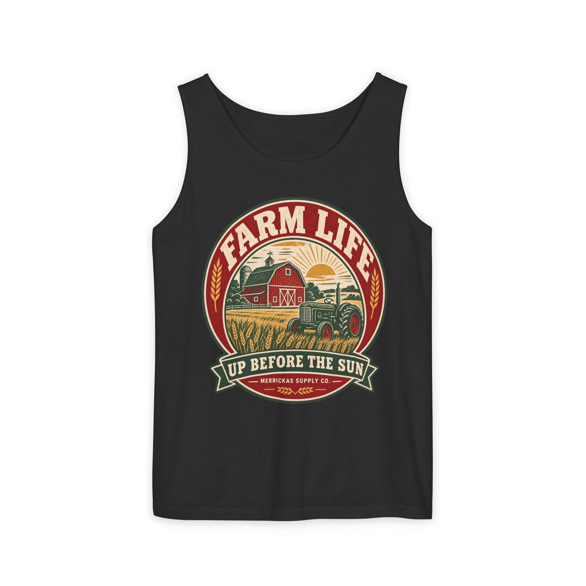 Farm Life Garment-Dyed Tank