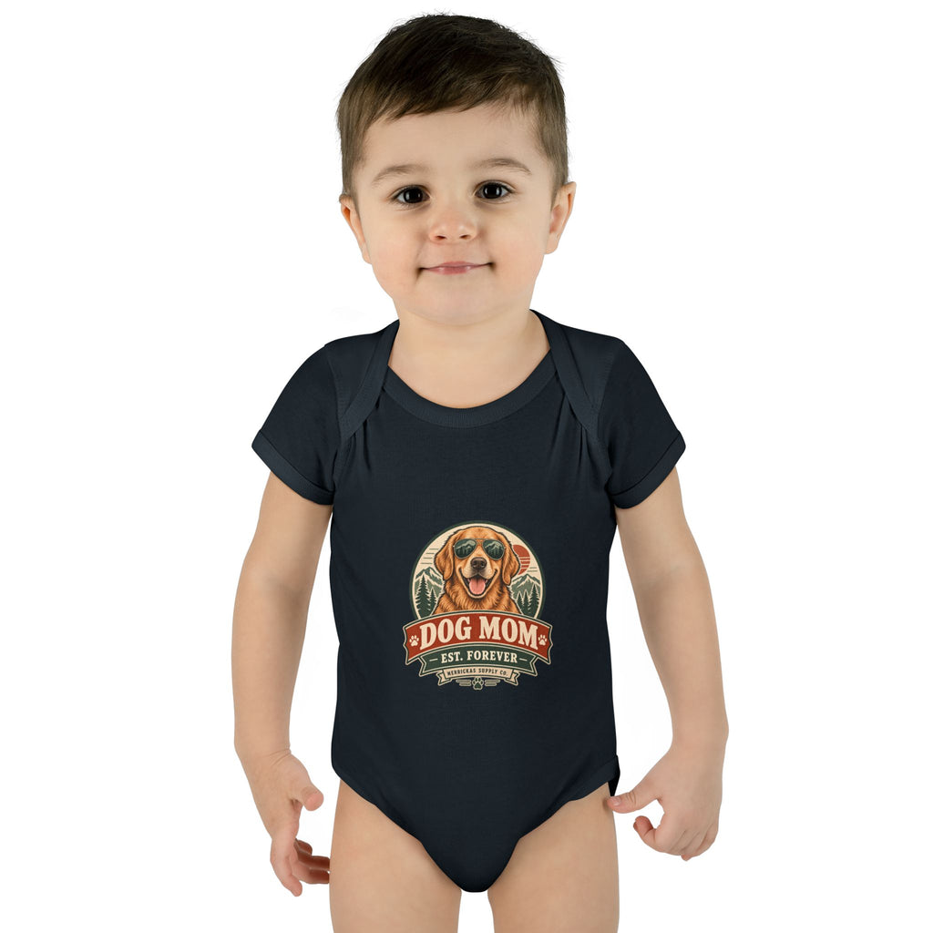 Dog Mom Est. Forever Baby Onesie