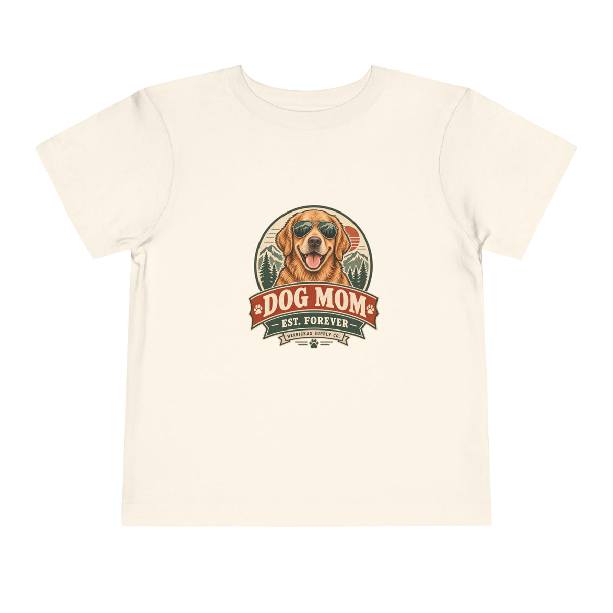 Dog Mom Est. Forever Toddler Tee