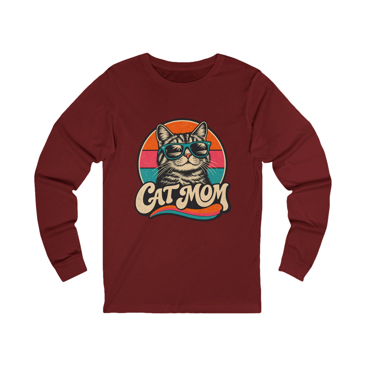Cat Mom Long Sleeve Tee