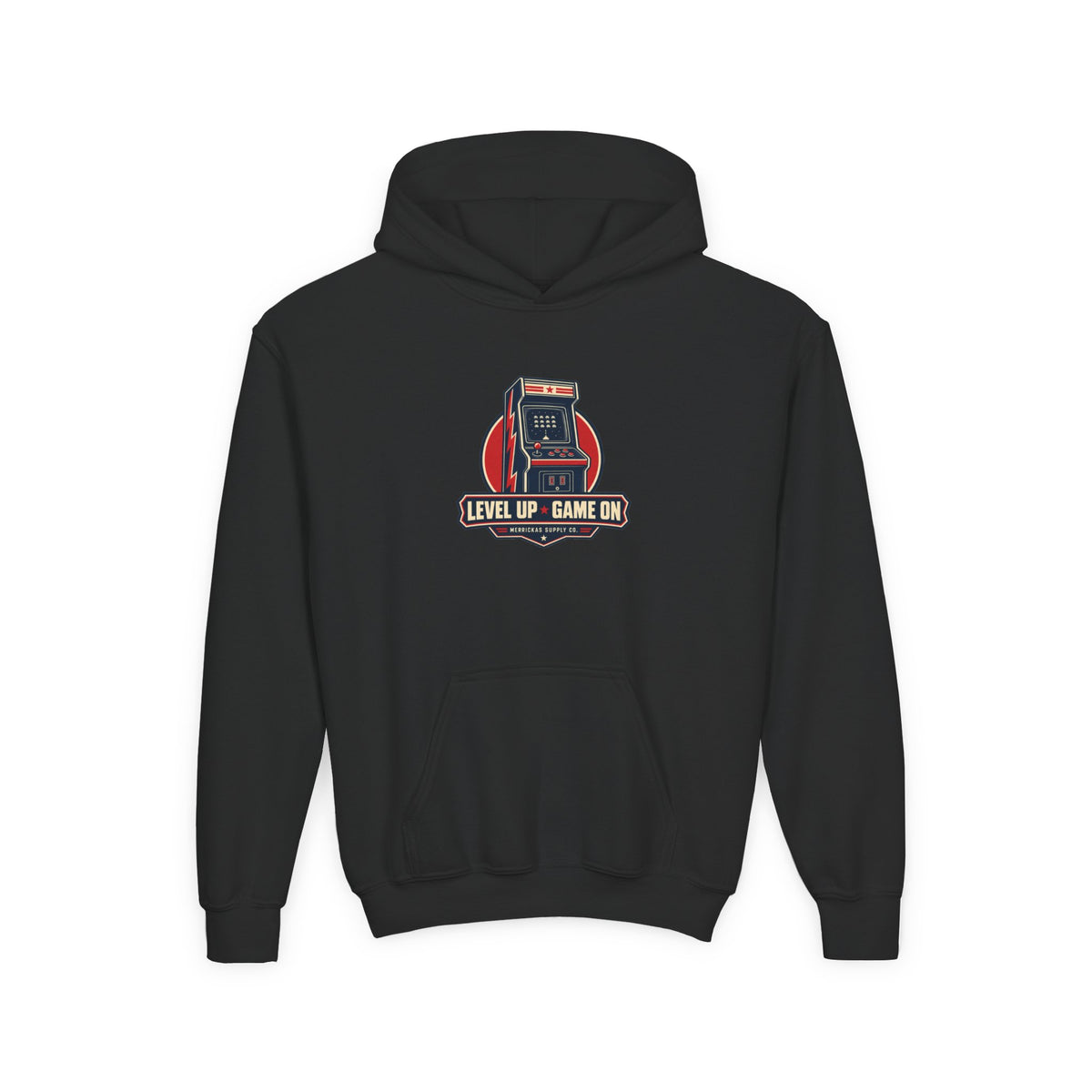 Level Up Game On Youth Hoodie