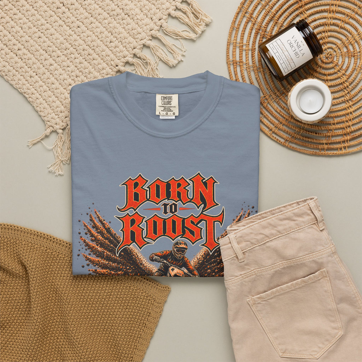 Born To Roost Garment-Dyed Tee