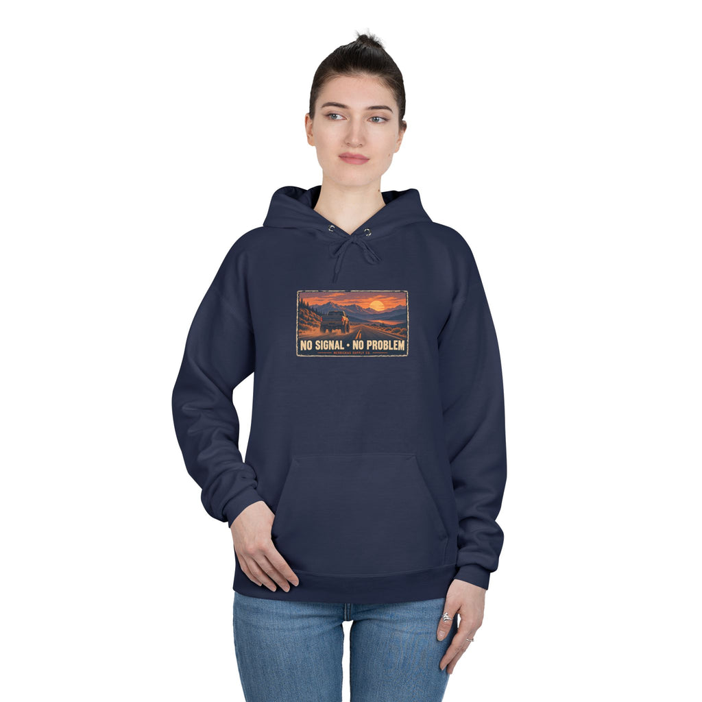 No Signal No Problem Heavyweight Hoodie