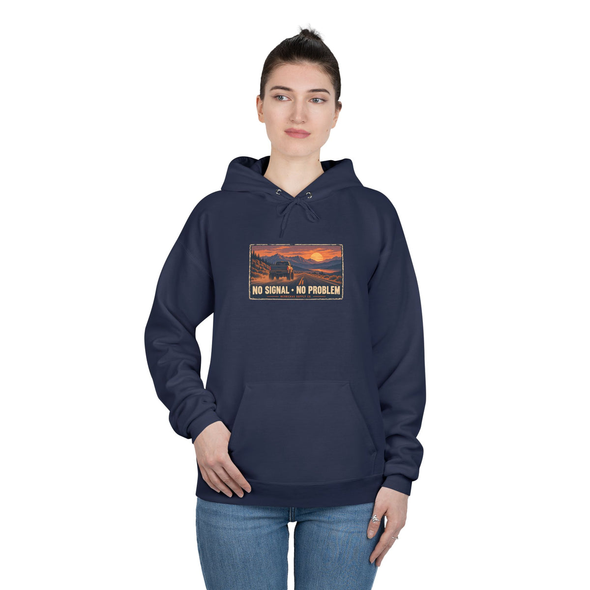 No Signal No Problem Heavyweight Hoodie