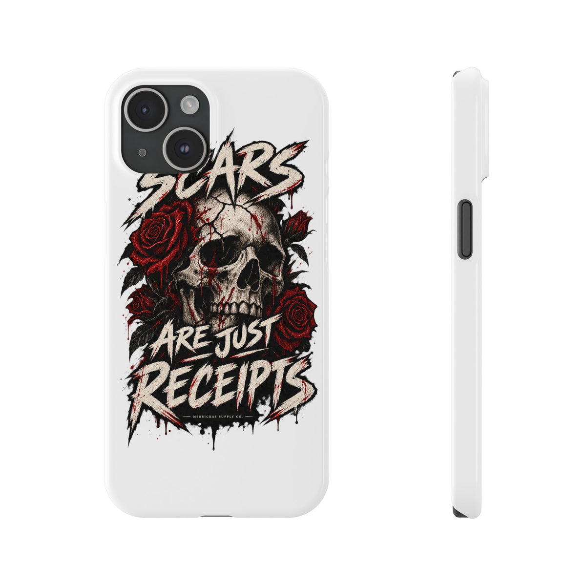 Scars Are Just Receipts Phone Case