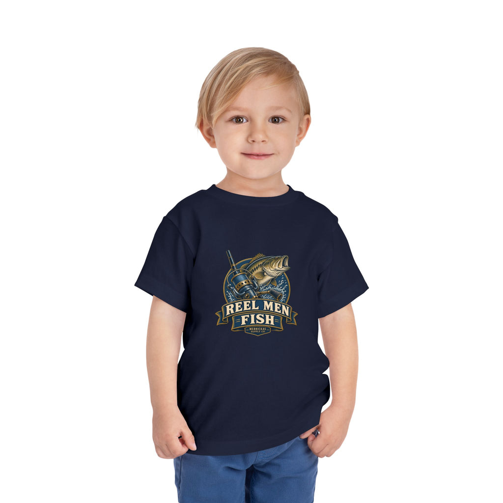 Reel Men Fish Toddler Tee