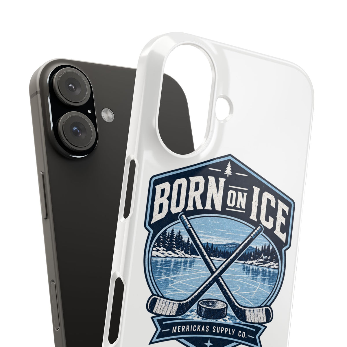 Born On Ice Phone Case