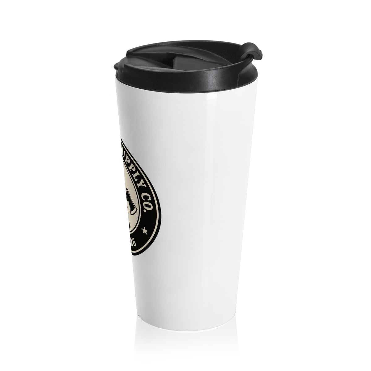 Merrickas Heritage Axe Badge Travel Mug