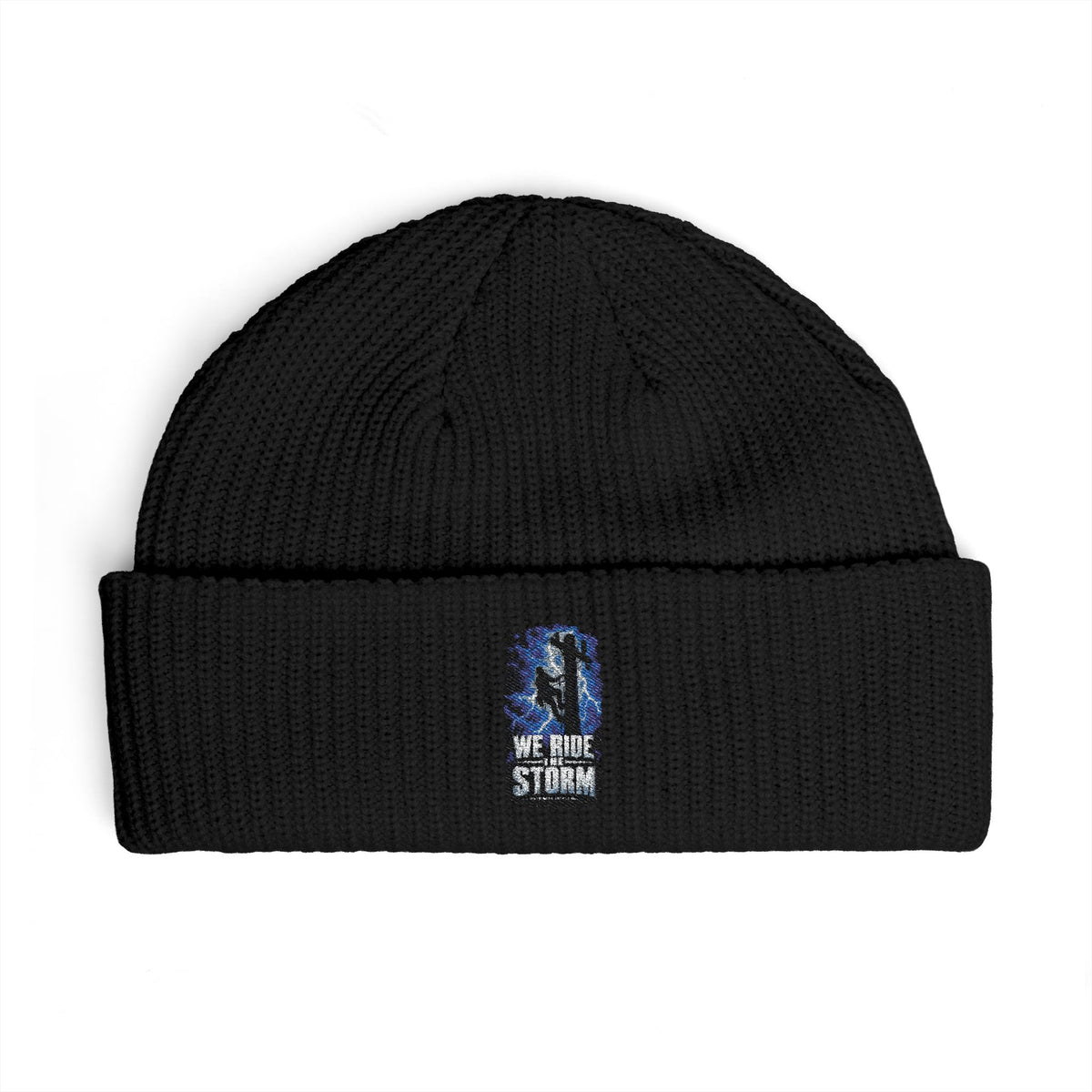 We Ride The Storm Cuff Beanie