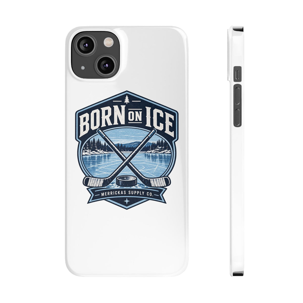 Born On Ice Phone Case