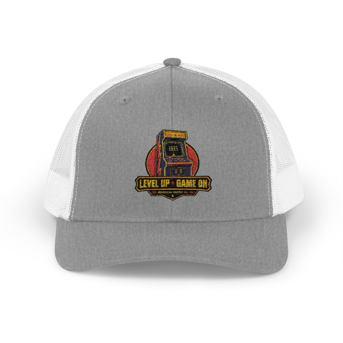 Level Up Game On Snapback Trucker Cap
