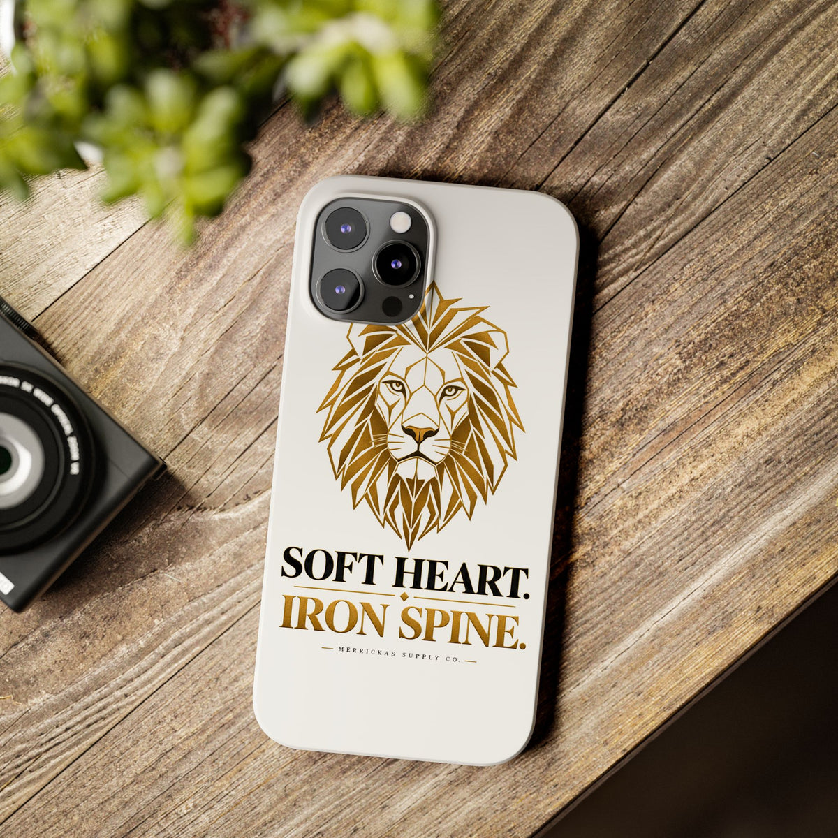Soft Heart Iron Spine Phone Case