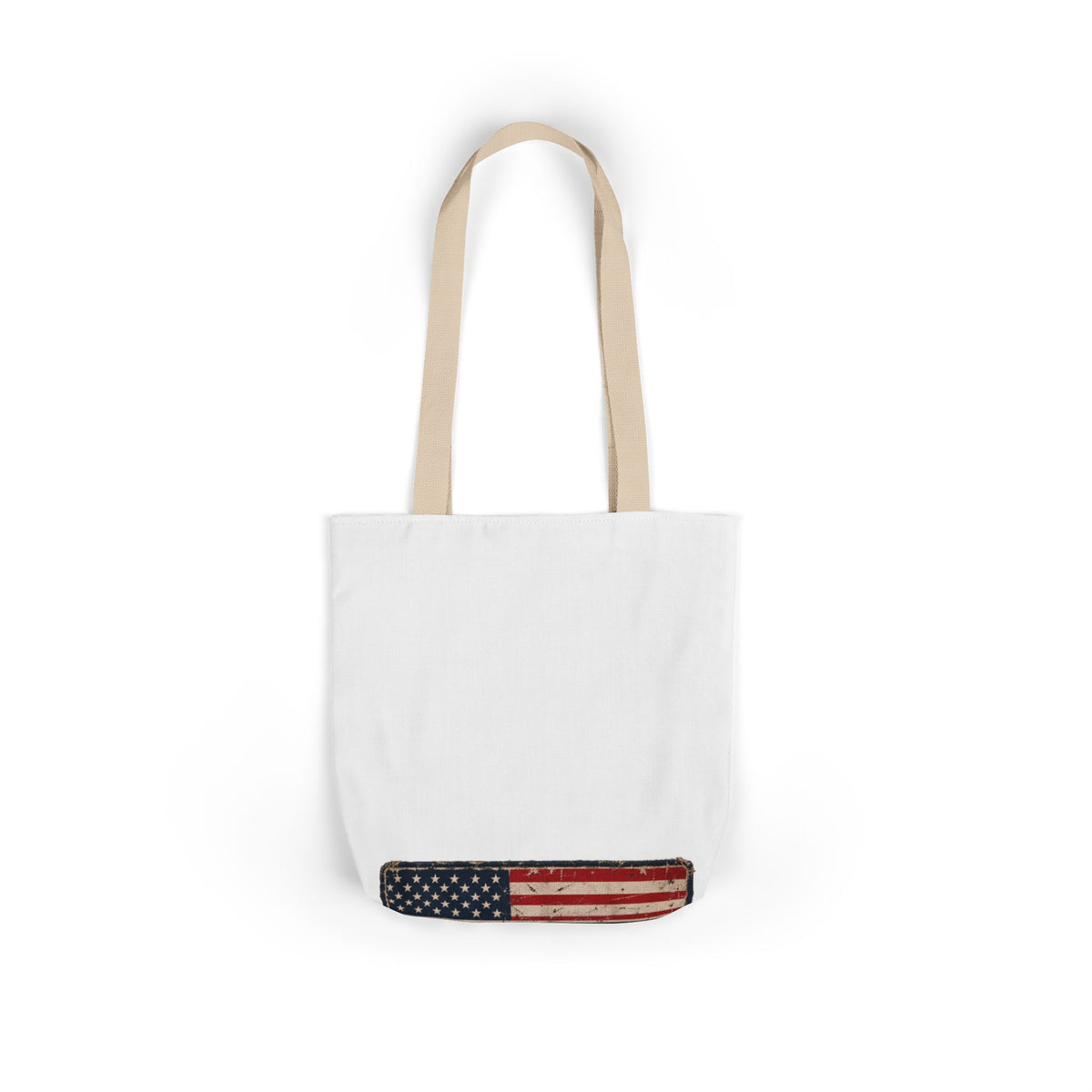 Merrickas American Flag Patch Canvas Wall Art