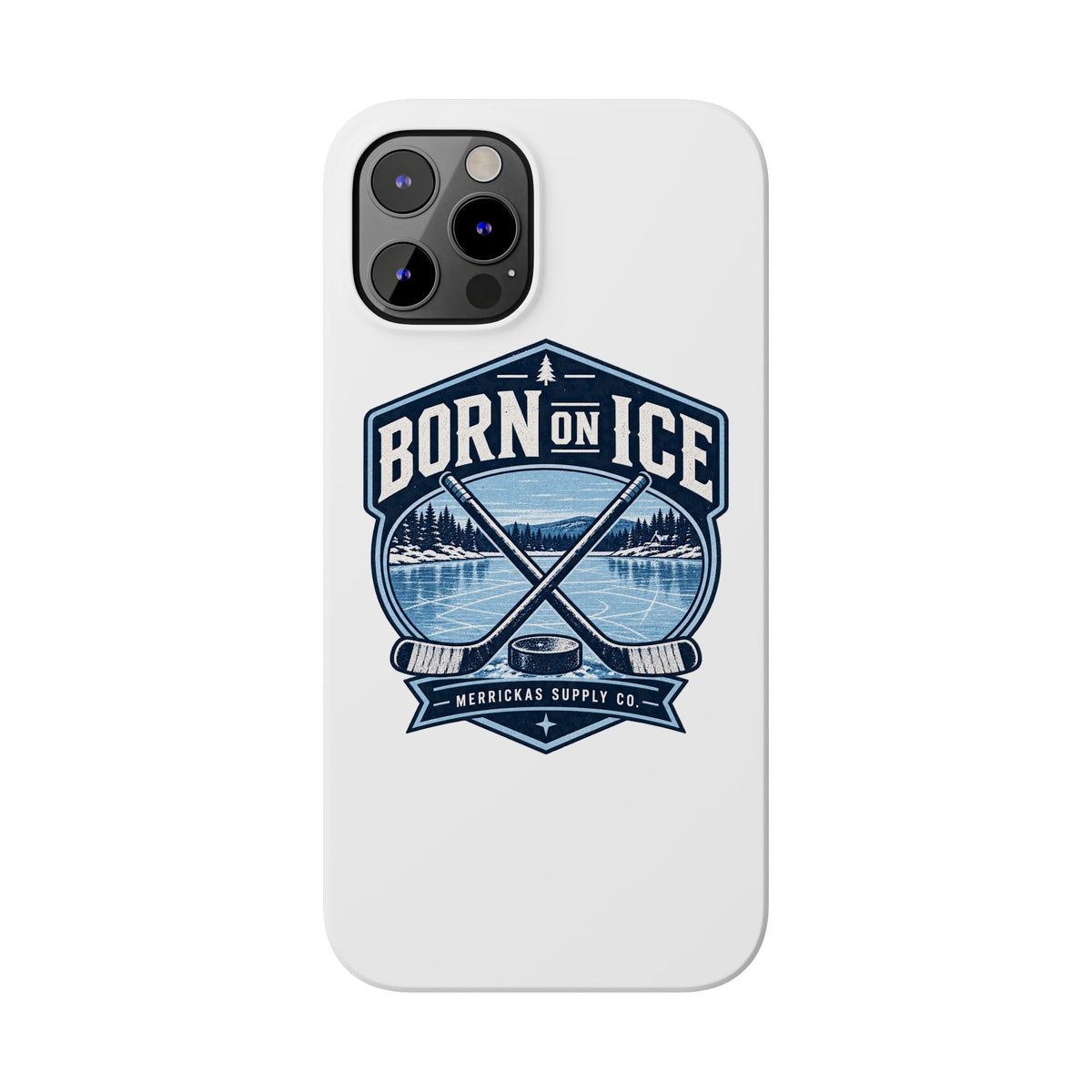 Born On Ice Phone Case