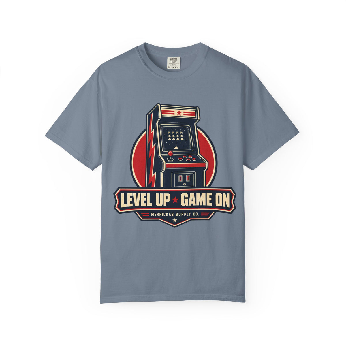 Level Up Game On Garment-Dyed Tee