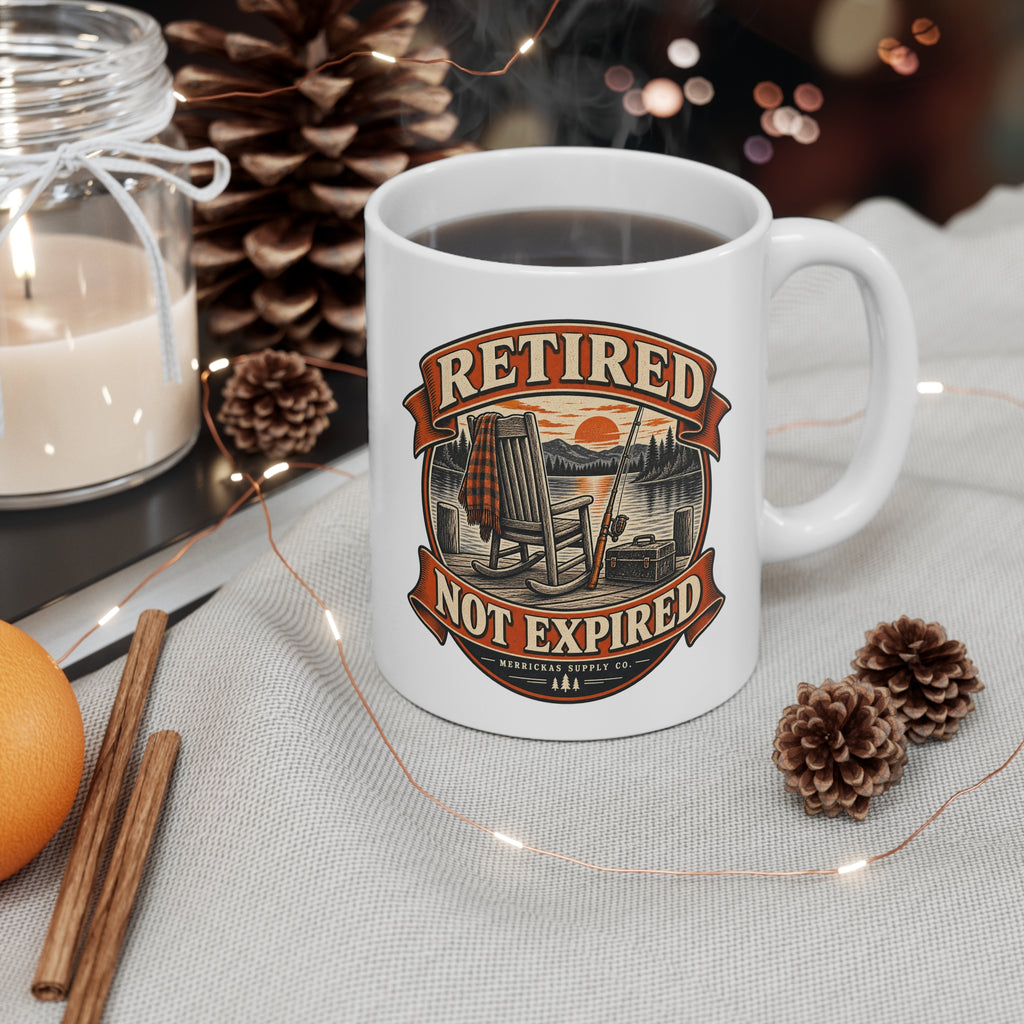 Retired Not Expired Coffee Mug 11oz