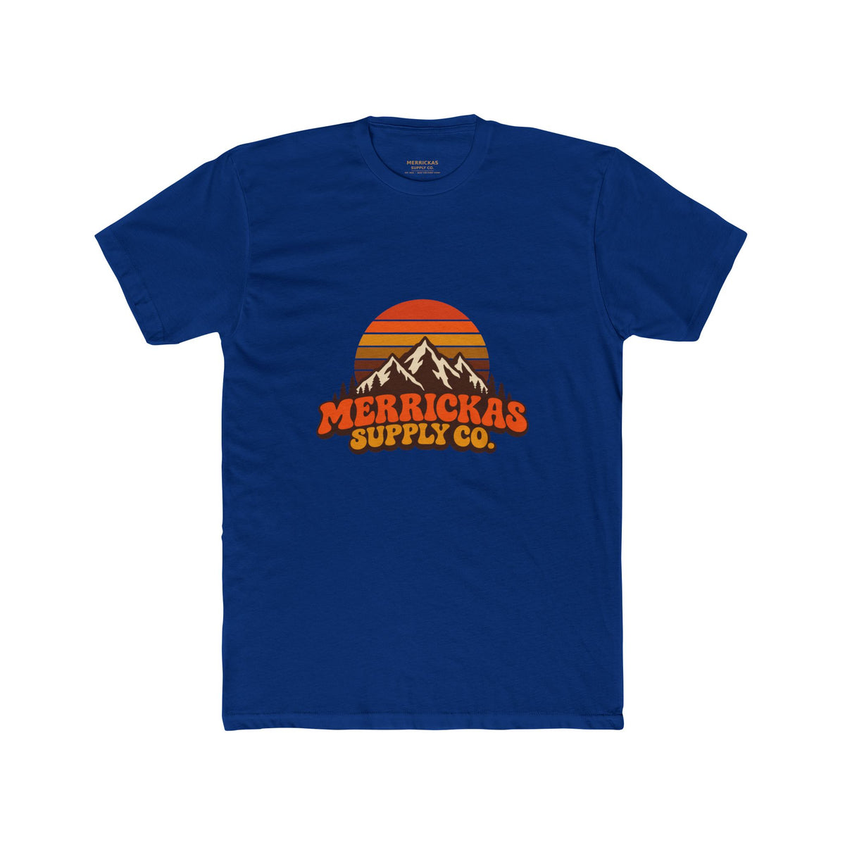 Merrickas Retro Sunset Mountain T-Shirt