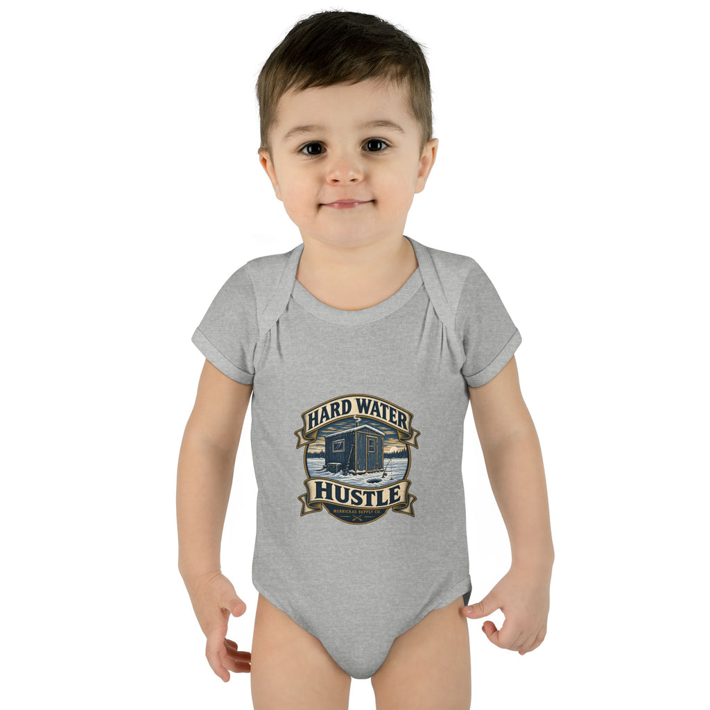 Hard Water Hustle Baby Onesie