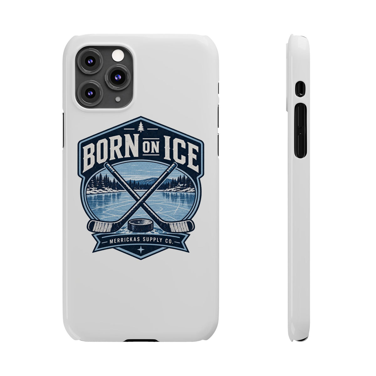Born On Ice Phone Case