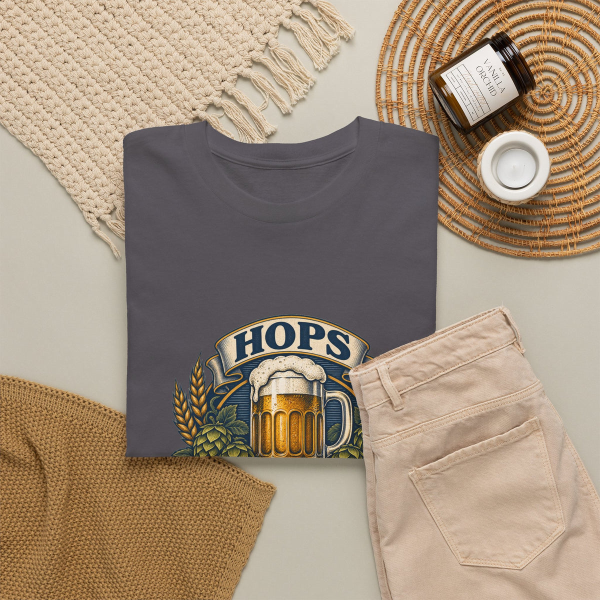 Hops Hope And Happy Hour Classic Tee