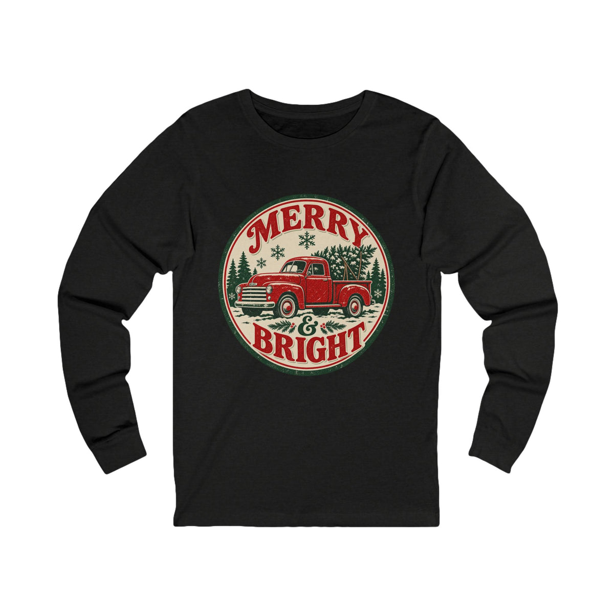 Merry & Bright Long Sleeve Tee