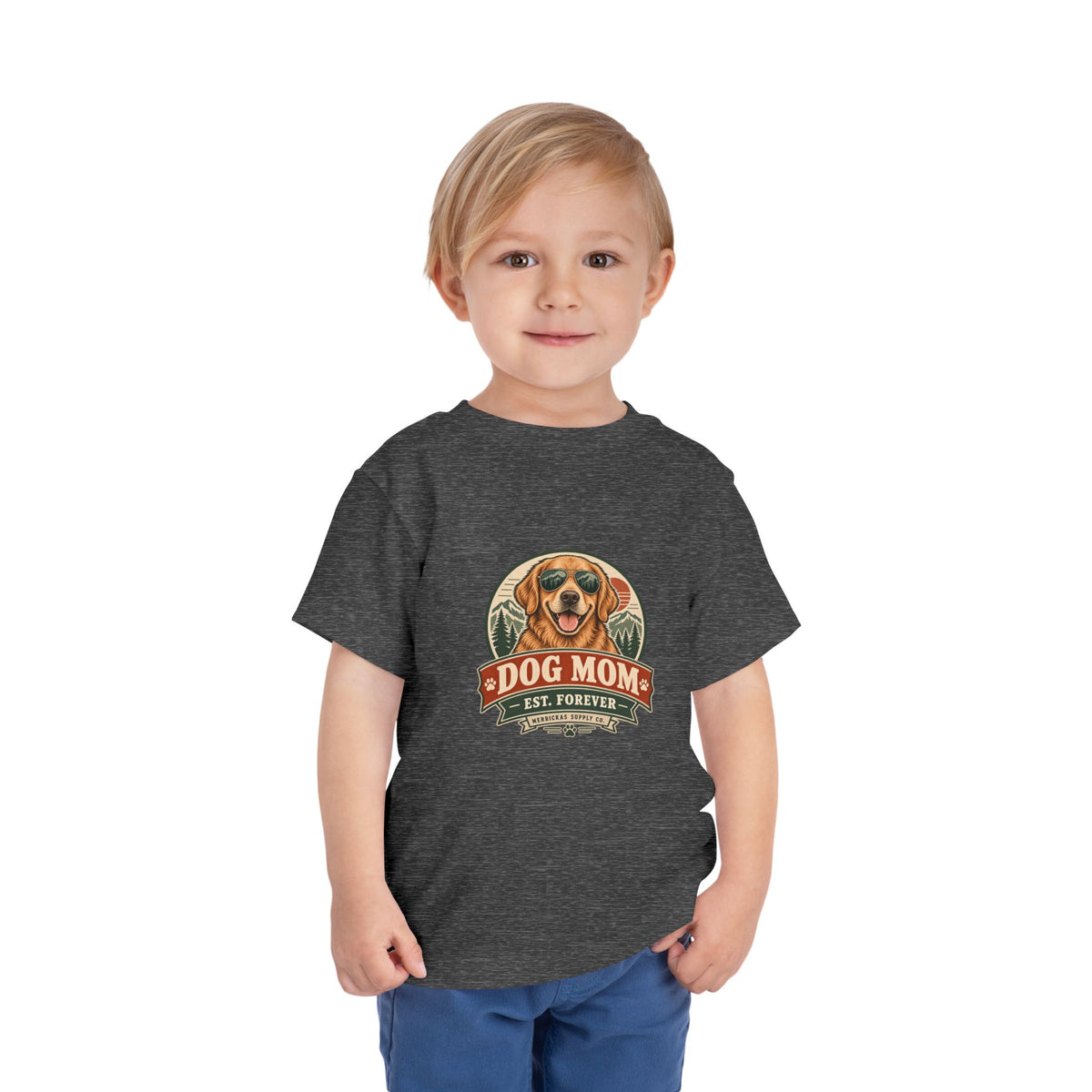 Dog Mom Est. Forever Toddler Tee