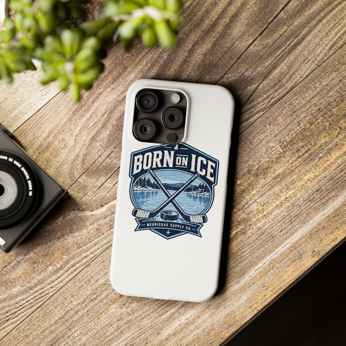 Born On Ice Phone Case