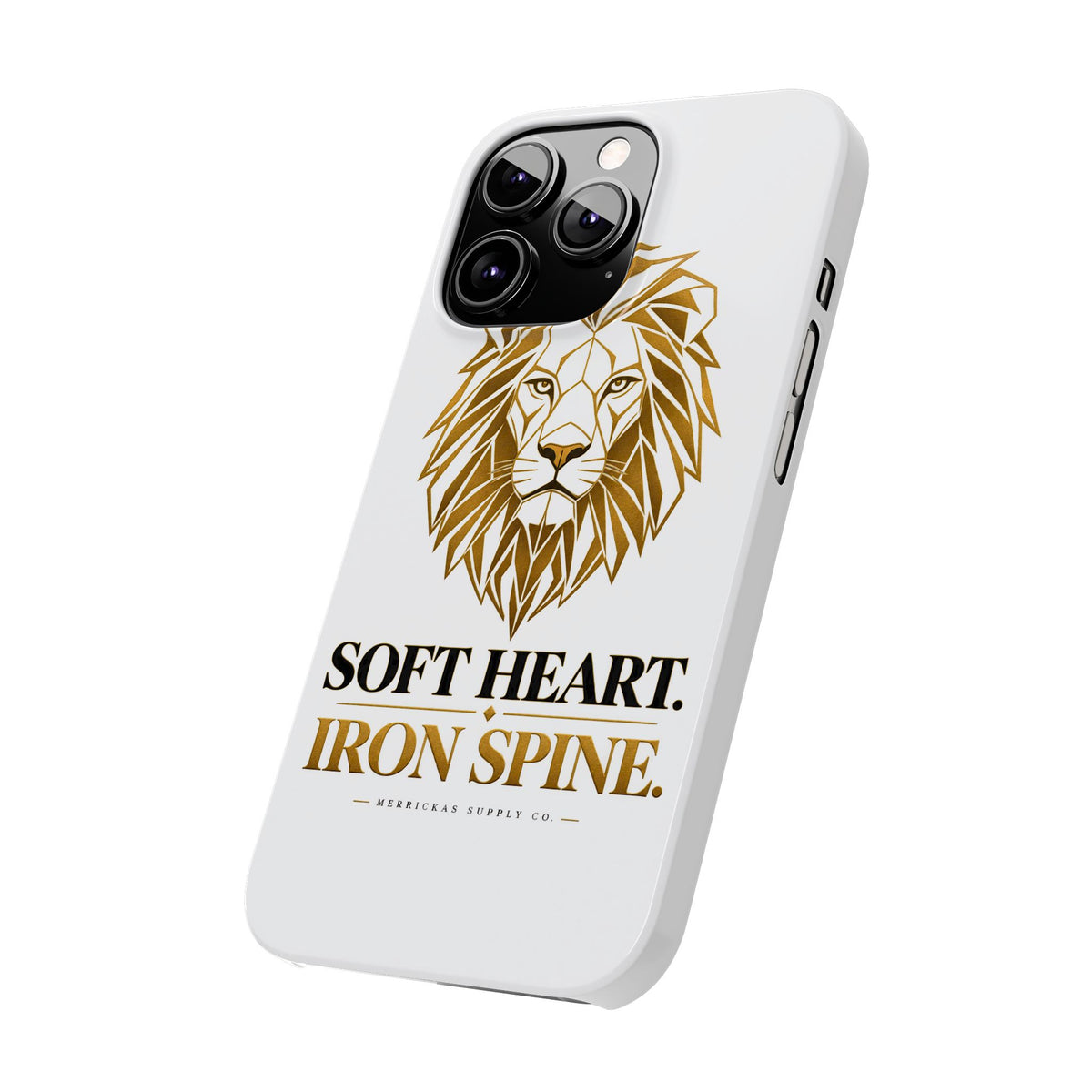 Soft Heart Iron Spine Phone Case