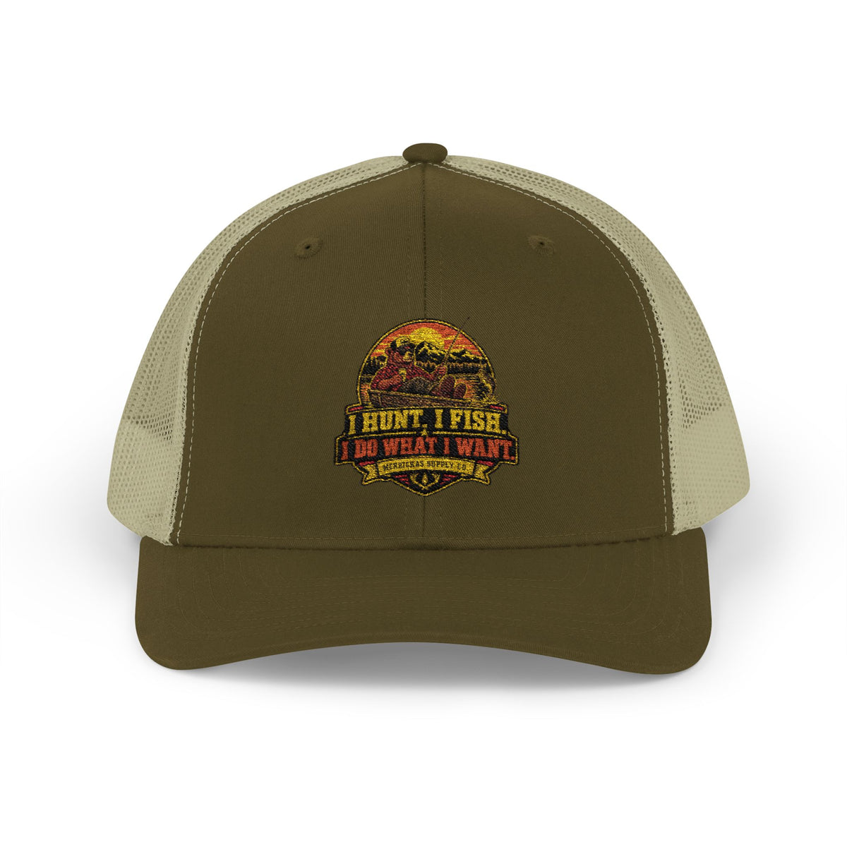 I Hunt. I Fish. I Do What I Want. Snapback Trucker Hat