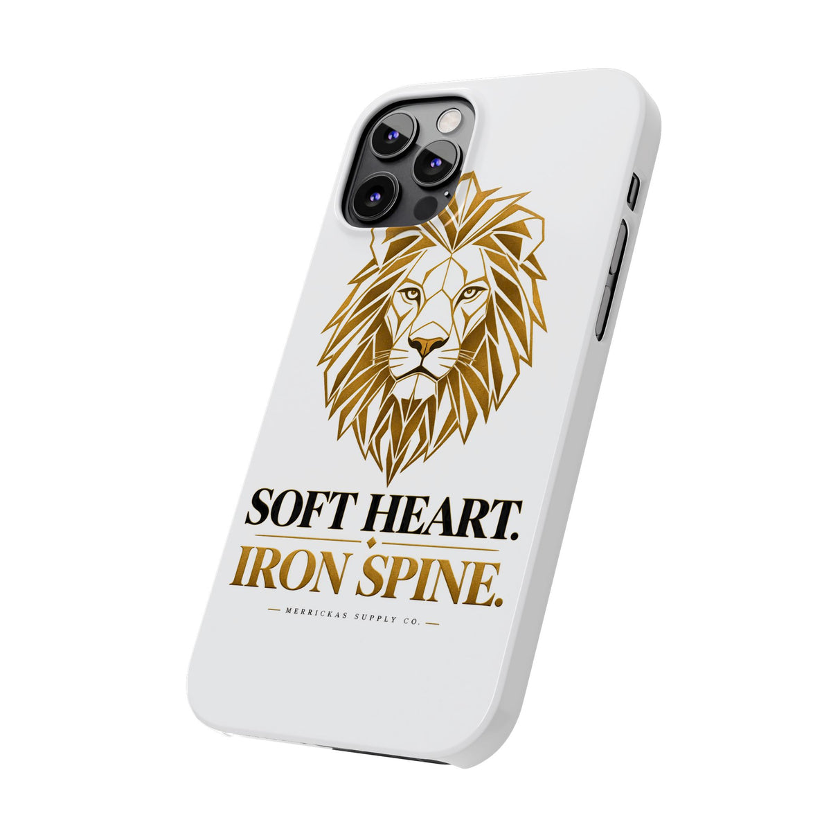 Soft Heart Iron Spine Phone Case