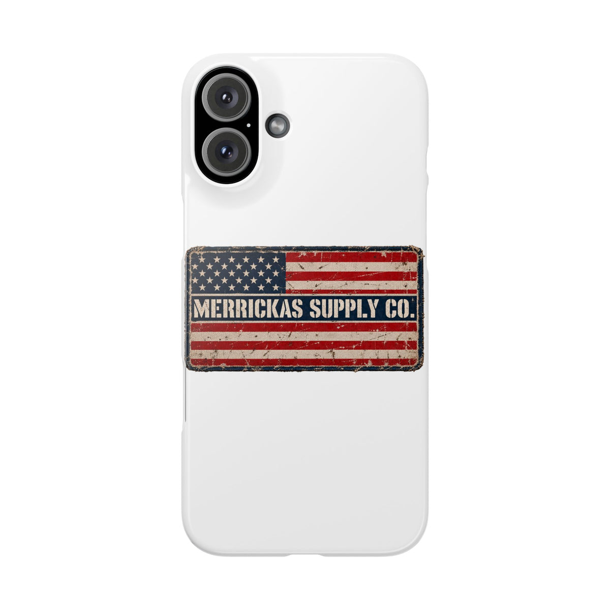Merrickas American Flag Patch Phone Case