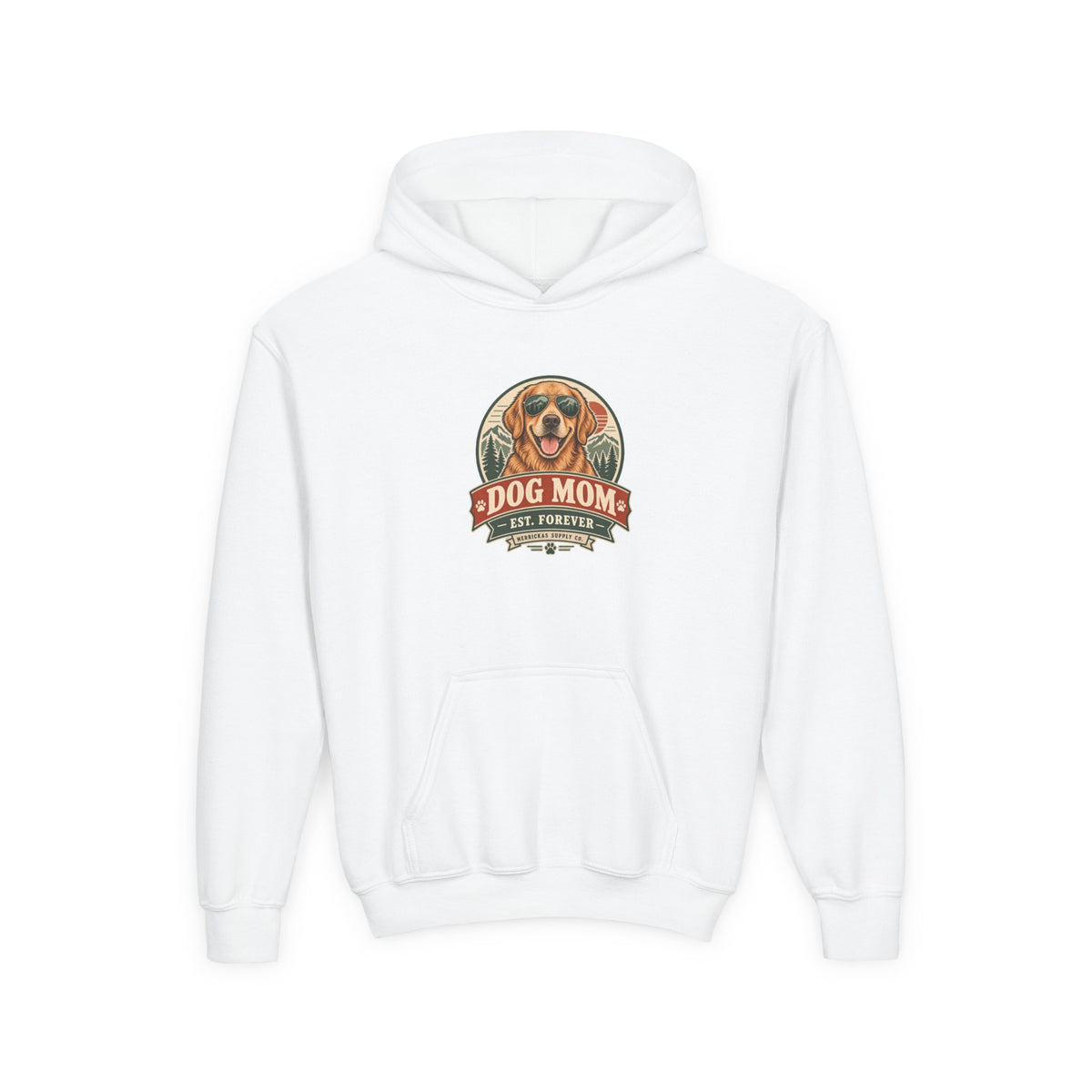 Dog Mom Est. Forever Youth Hoodie