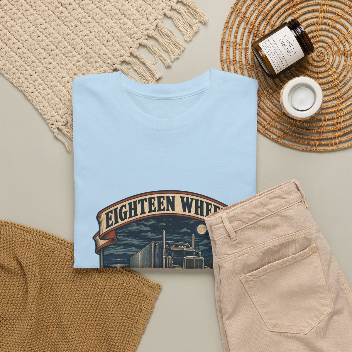 Eighteen Wheels Of Freedom Classic Tee