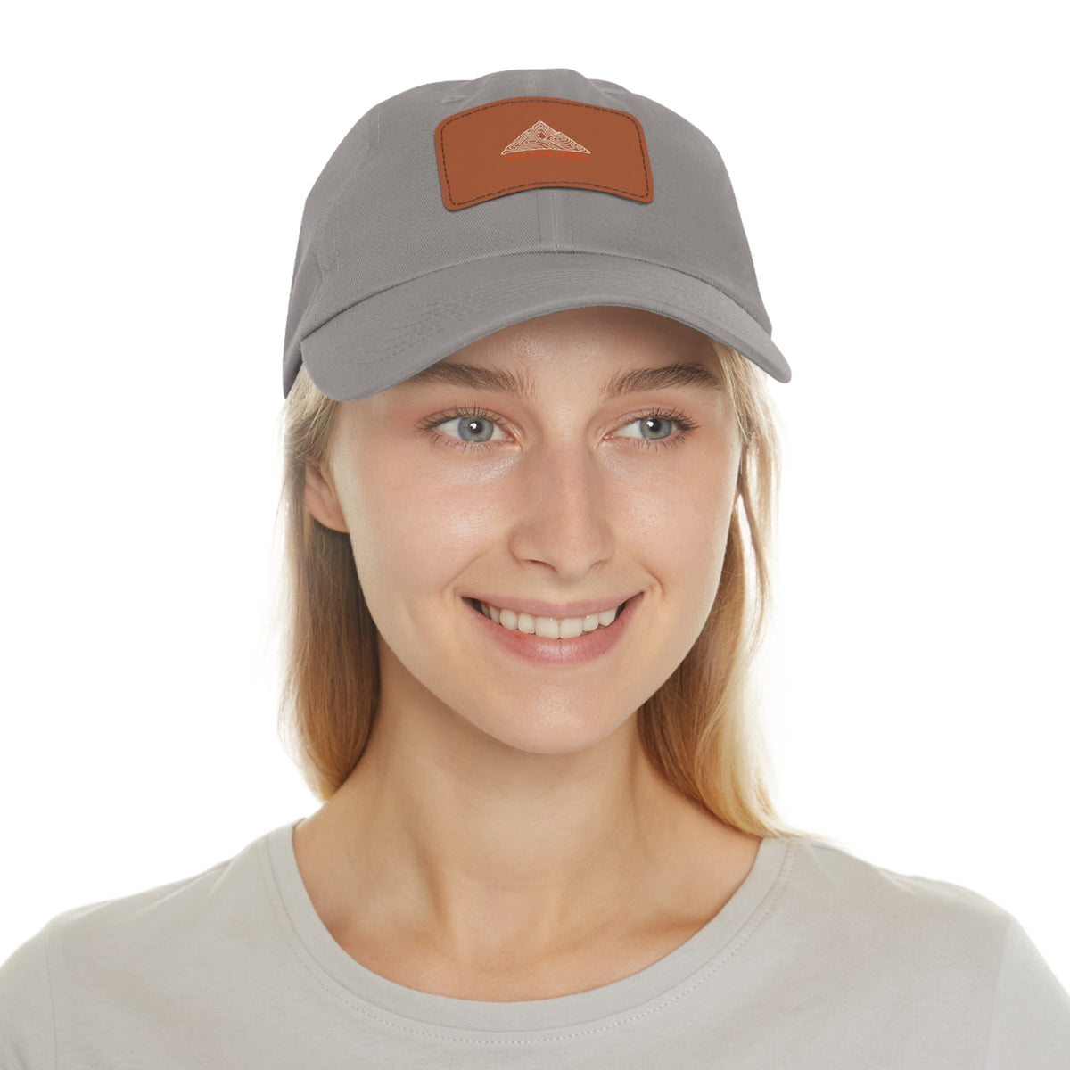 Off The Grid Leather Patch Dad Hat