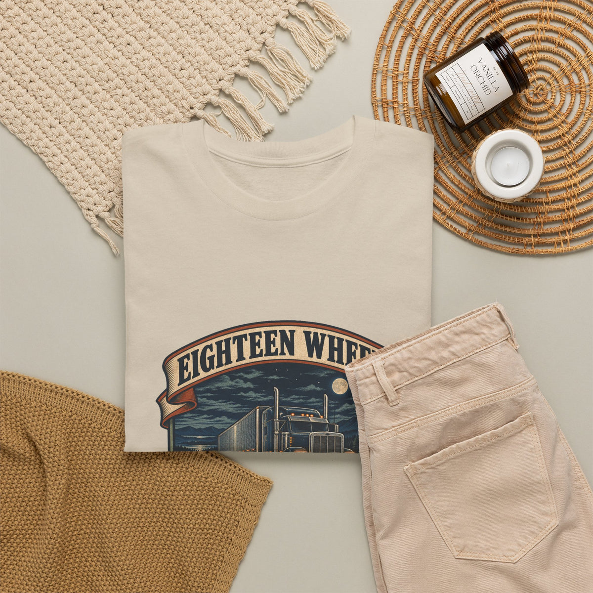 Eighteen Wheels Of Freedom Classic Tee