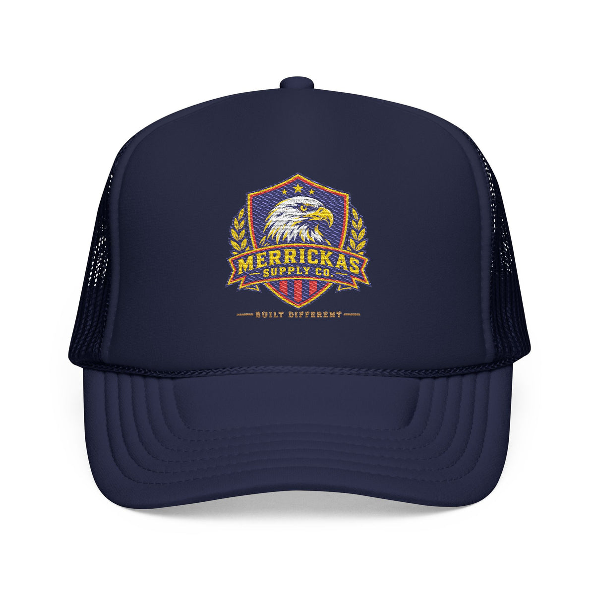 Merrickas Heritage Shield Foam Trucker Hat