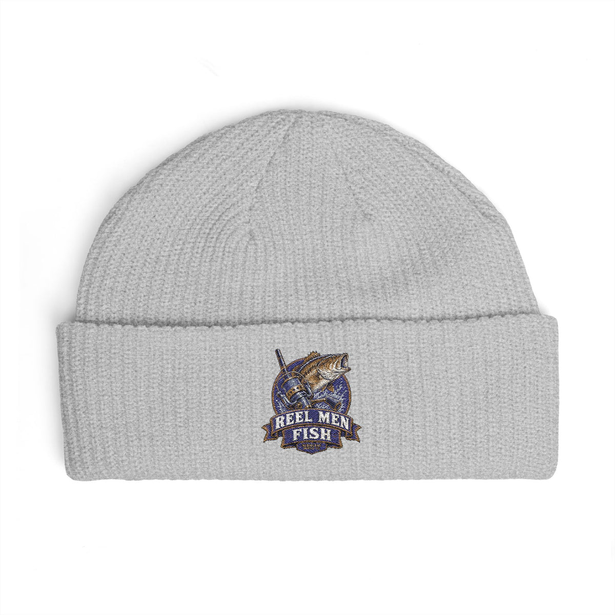 Reel Men Fish Cuff Beanie