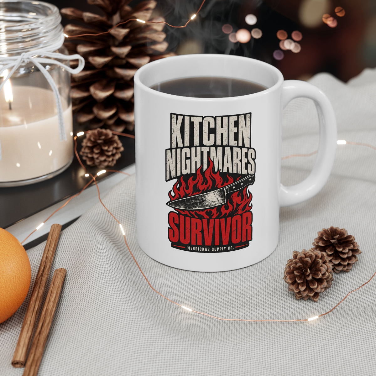 Kitchen Nightmares Survivor Coffee Mug 11oz