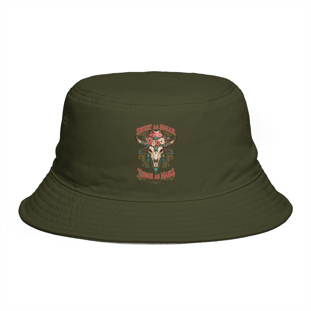 Sweet As Sugar Tough As Nails Bucket Hat