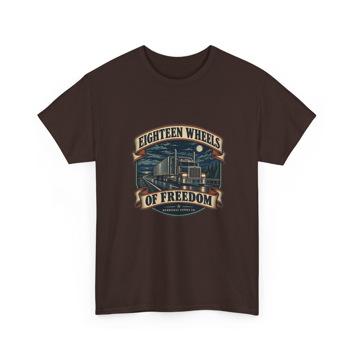 Eighteen Wheels Of Freedom Classic Tee