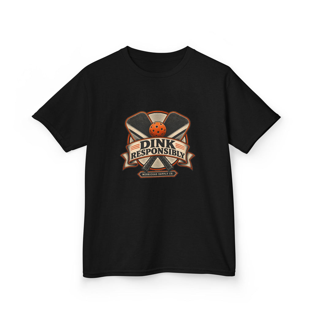 Dink Responsibly Kids Tee